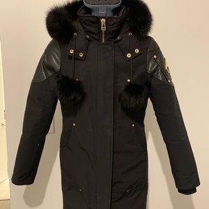 Moose Knuckle Winter Jacket with 18k gold logo